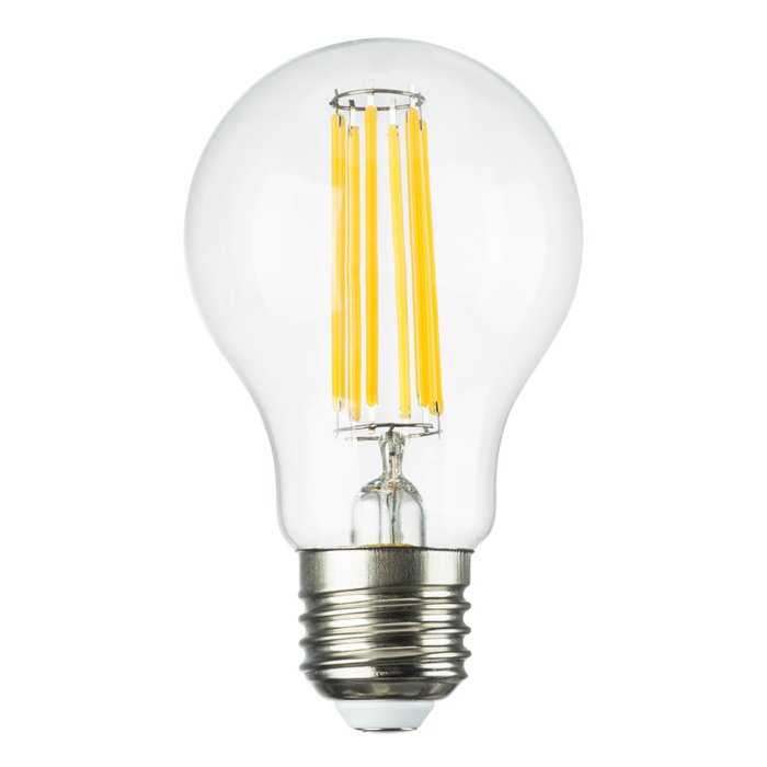 Лампа LED FILAMENT 220V A60 E27 8W=80W 810LM 360G CL 3000K 15000H грушевидной формы - купить Лампочки по цене 640.0