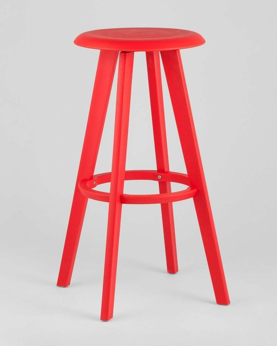 Барный стул Hoker красного цвета - купить Барные стулья по цене 55960.0