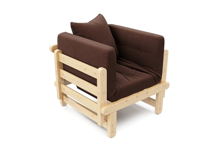 Кресло Сламбер коричневого цвета - лучшие Интерьерные кресла в INMYROOM