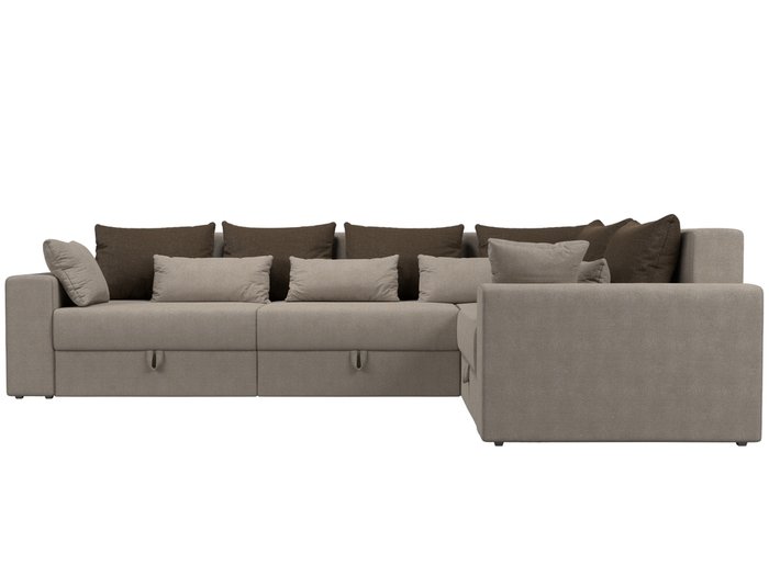 Угловой диван-кровать Мэдисон Long бежево-коричневого цвета - купить Угловые диваны по цене 68990.0