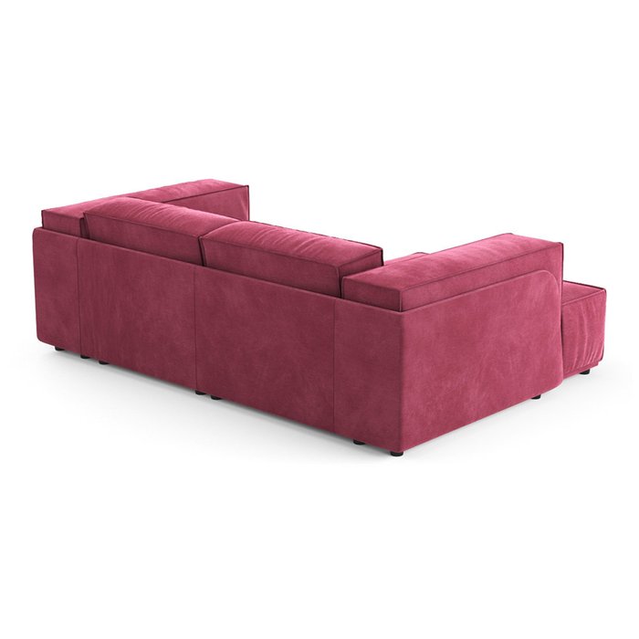 Угловой диван Vento Classic красного цвета - лучшие Угловые диваны в INMYROOM