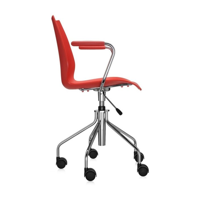 Офисный стул Maui красного цвета - лучшие Офисные кресла в INMYROOM