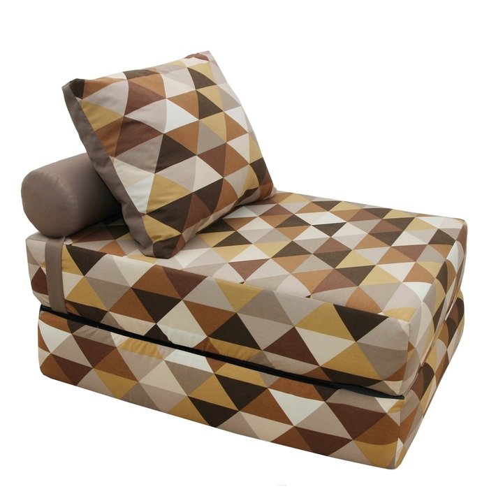 Кресло-кровать с валиком и подушкой - купить Бескаркасная мебель по цене 17500.0