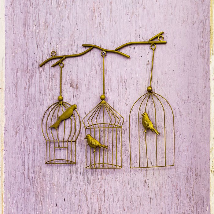 Арт-декор «Райские птицы» - купить Декоративные предметы по цене 3750.0