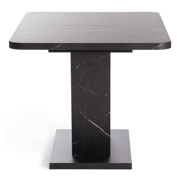 Раздвижной обеденный стол Vox черно-белого цвета - купить Обеденные столы по цене 17550.0