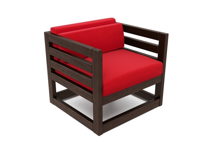 Кресло Магнус красного цвета - купить Интерьерные кресла по цене 19990.0