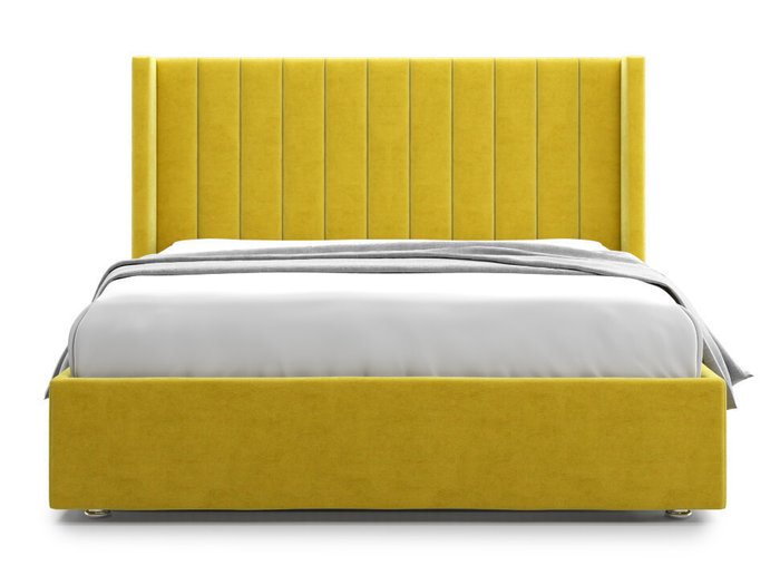 Кровать Premium Mellisa 2 160х200 желтого цвета с подъемным механизмом - купить Кровати для спальни по цене 61000.0