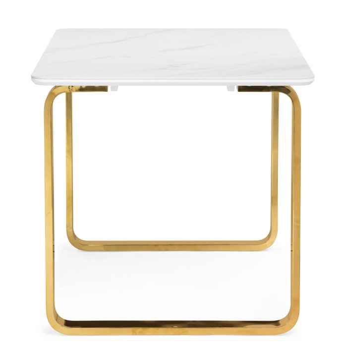 Обеденный стол Селена 4 белого цвета - лучшие Обеденные столы в INMYROOM
