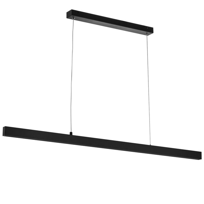 Подвесная люстра Saturno черного цвета