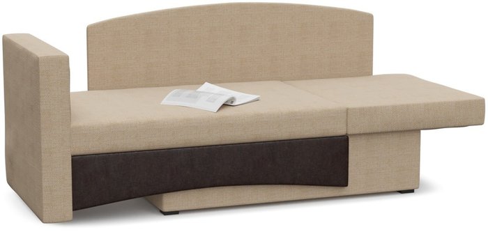 Диван-кровать Принц Корфу бежево-коричневого цвета - купить Прямые диваны по цене 11890.0