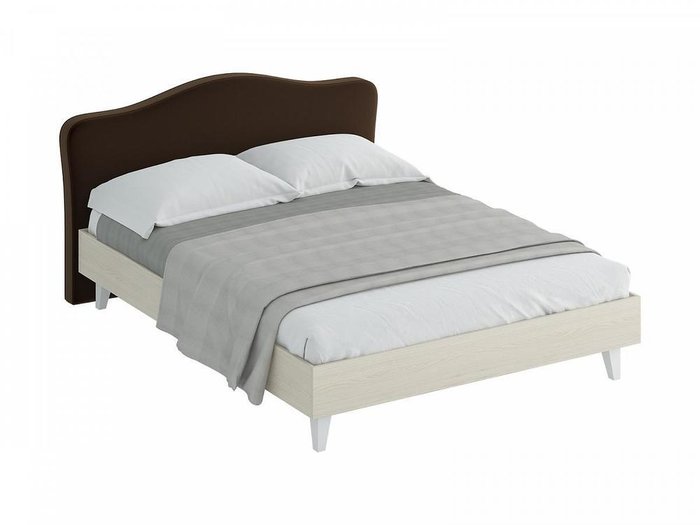 Кровать "Queen Elizabeth" с коричневым изголовьем 160х200 