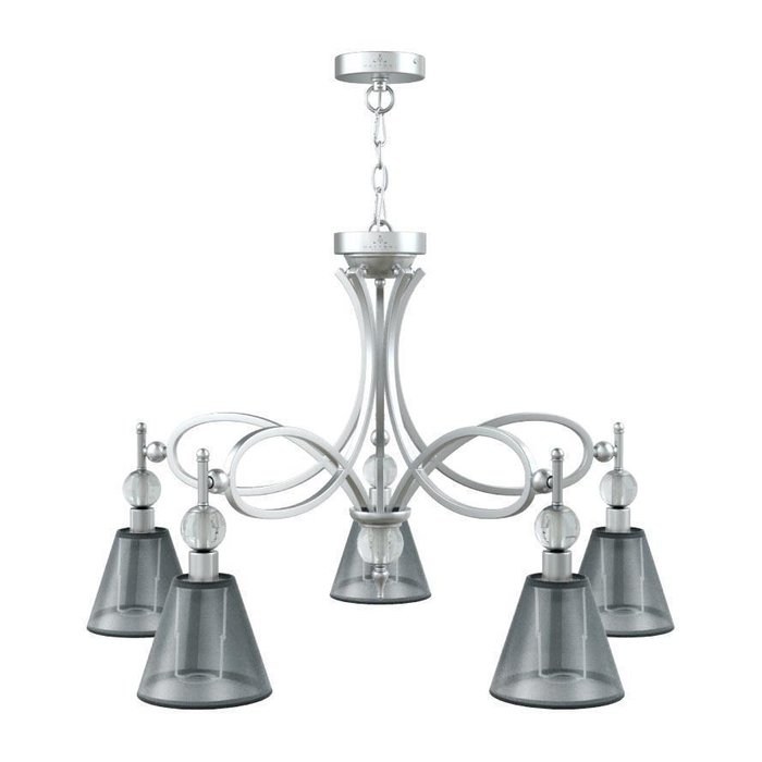Подвесная люстра Lamp4you Eclectic с тканевыми плафонами - купить Подвесные люстры по цене 12990.0