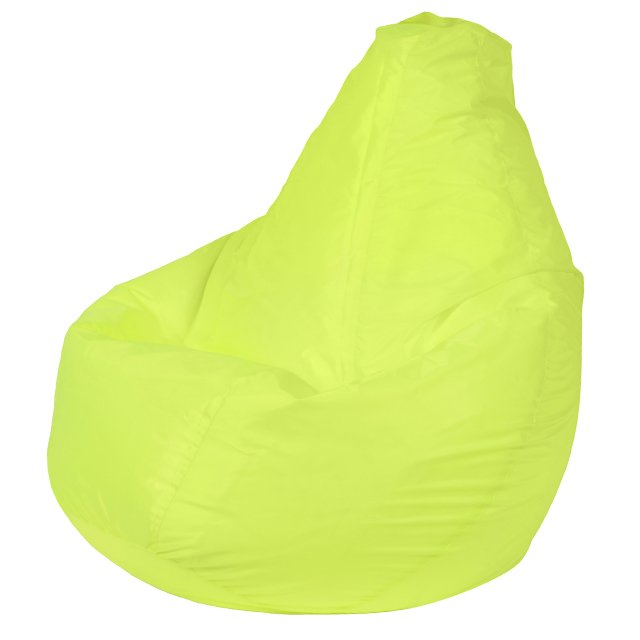 Кресло-мешок Груша 2XL в обивки из ткани оксфорд цвета лайм