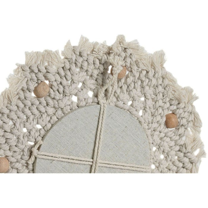 Набор зеркал Белый Boho 20 x 1 x 20 cm (3 Предметы) - купить Настенные зеркала по цене 4307.0