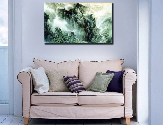 Декоративная картина на холсте "Скалистая местность" - купить Принты по цене 3190.0