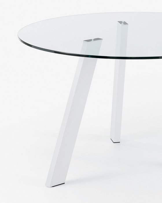 Обеденный стол Columbia со стеклянной столешницей - лучшие Обеденные столы в INMYROOM