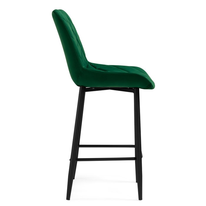 Стул полубарный Баодин темно-зеленого цвета - лучшие Барные стулья в INMYROOM