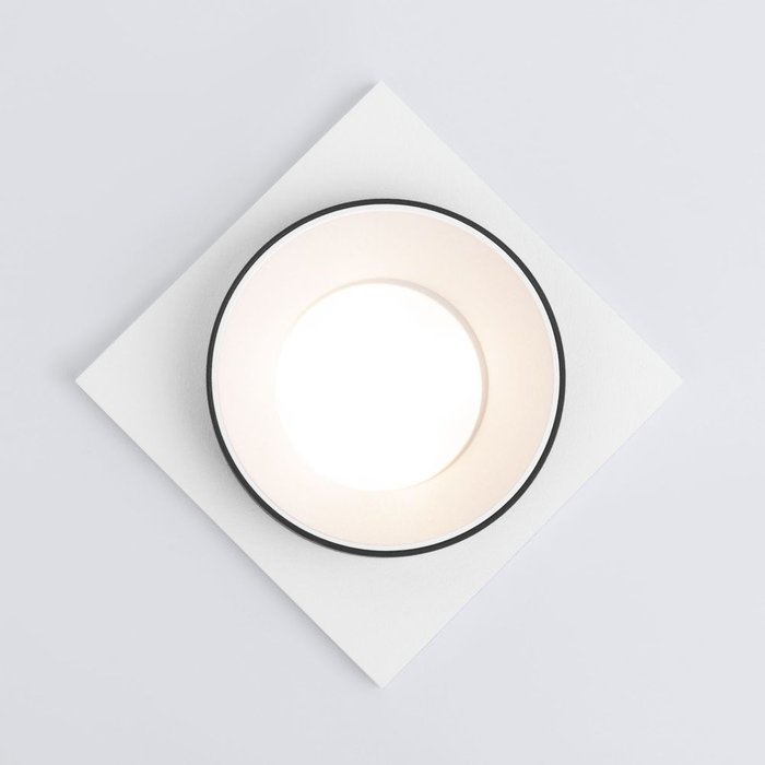 Встраиваемый точечный светильник 116 MR16 белый/черный Solas - купить Встраиваемые споты по цене 563.0