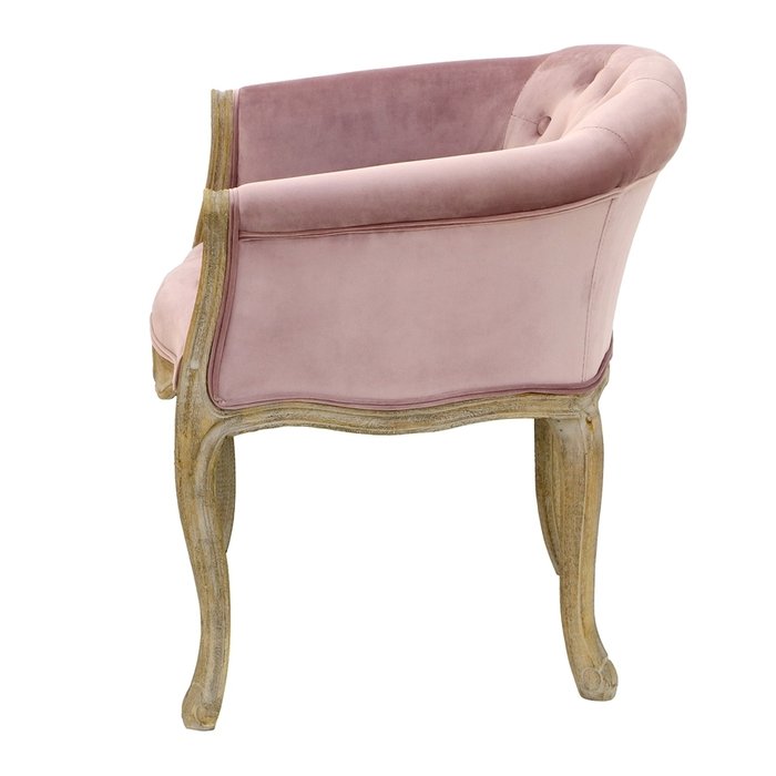 Стул с подлокотниками розового цвета - лучшие Обеденные стулья в INMYROOM