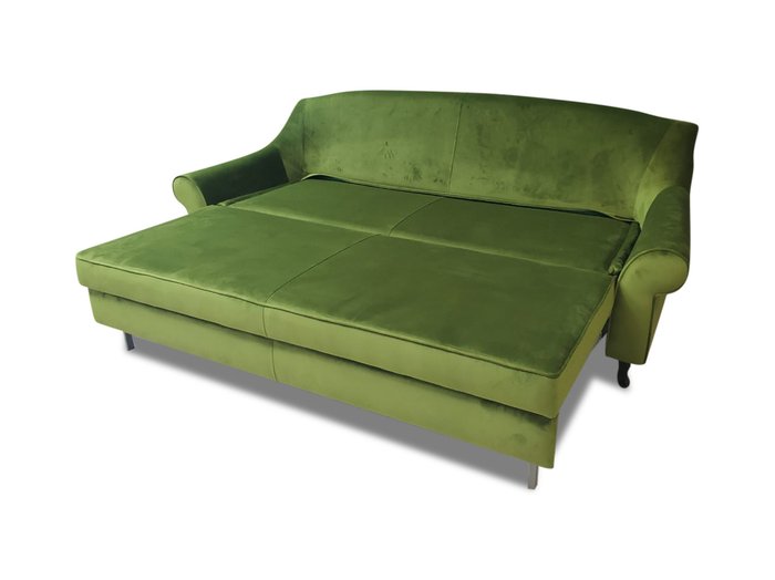 Диван-кровать Пекин салатового цвета - купить Прямые диваны по цене 89100.0