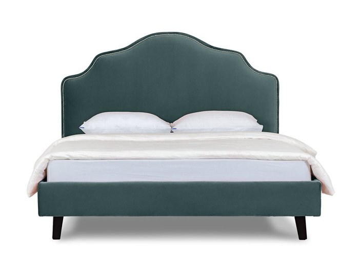 Кровать Queen Victoria L серо-синего цвета цвета 160х200