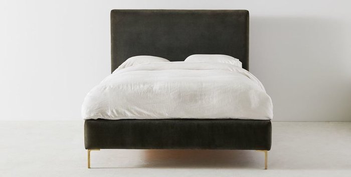 Кровать Kona темно-серого цвета 180х200 - лучшие Кровати для спальни в INMYROOM