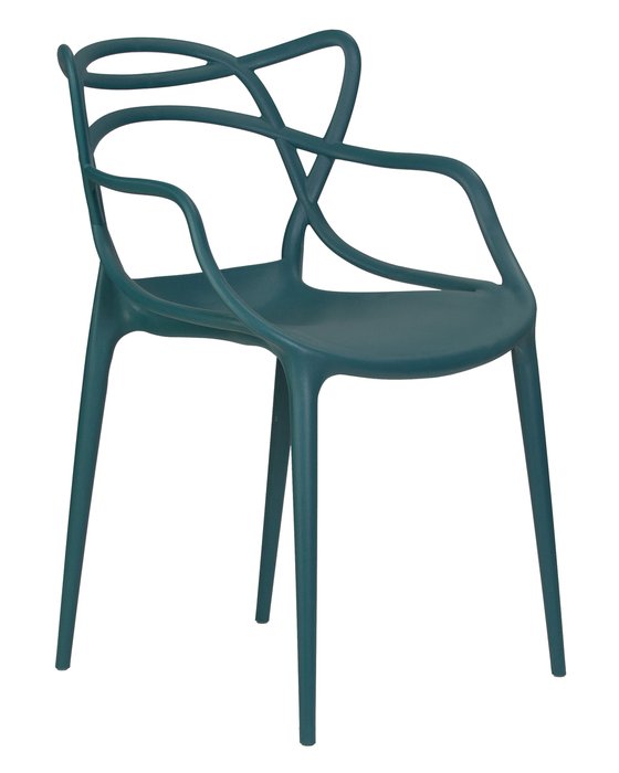 Стул обеденный Contrast цвета морской волны - купить Обеденные стулья по цене 4780.0