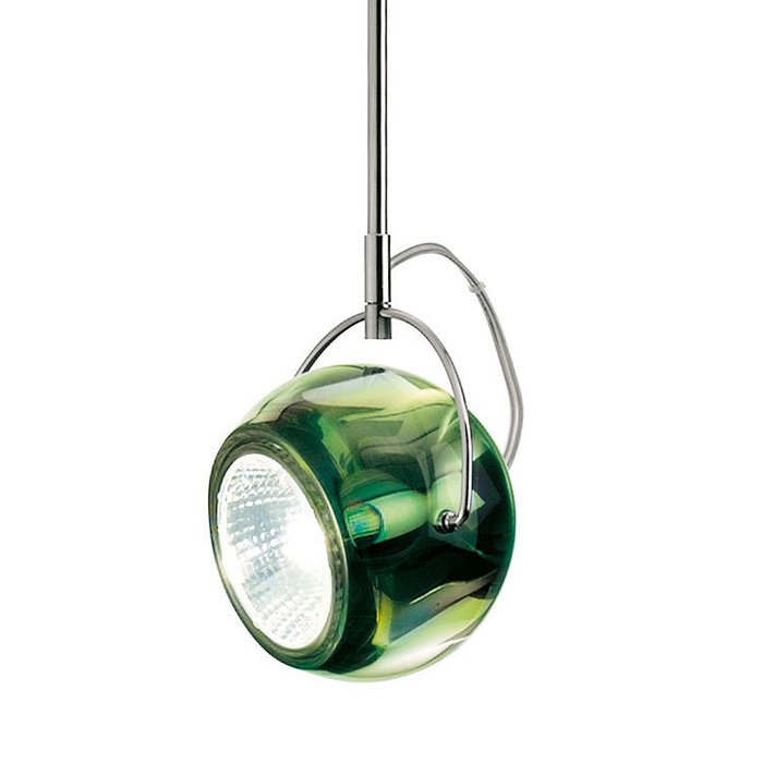 Подвесной светильник Fabbian Beluga из метала и хрусталя  - купить Подвесные светильники по цене 17850.0