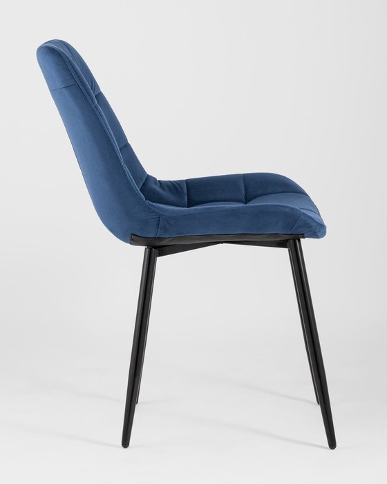 Стул Флекс синего цвета - лучшие Обеденные стулья в INMYROOM