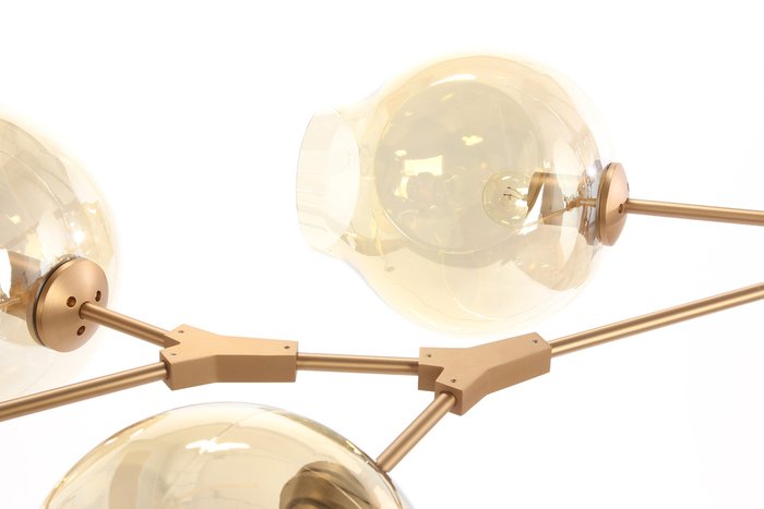 Подвесная люстра Branching Bubbles Summer коричневого цвета - купить Подвесные люстры по цене 96000.0