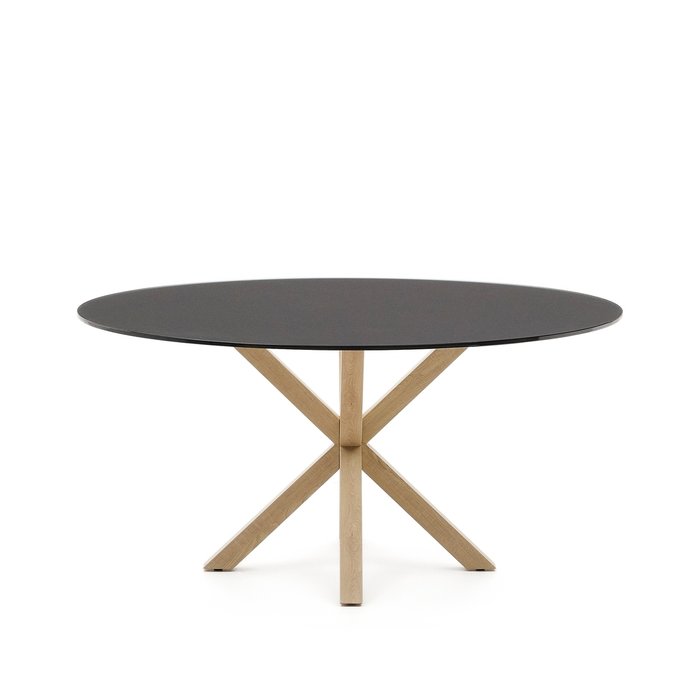 Обеденный стол Argo бежево-черного цвета - купить Обеденные столы по цене 124990.0