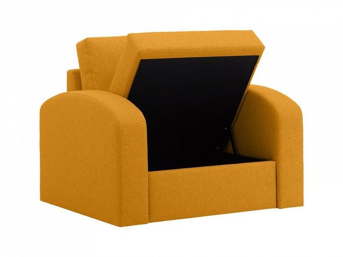 Кресло Peterhof горчичного цвета с ёмкостью для хранения - лучшие Интерьерные кресла в INMYROOM