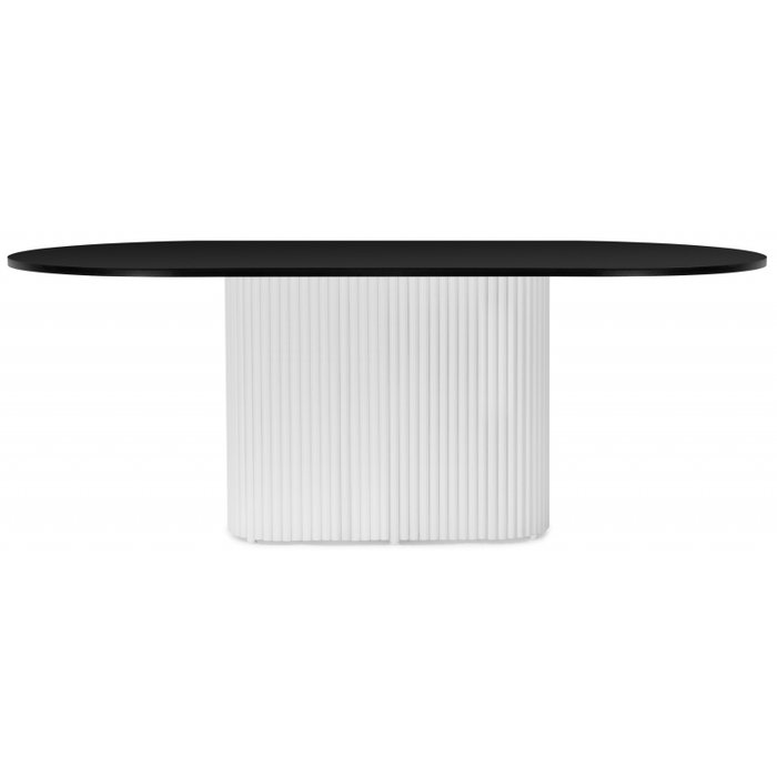 Обеденный стол Барон О 90х200 черного цвета - купить Обеденные столы по цене 36080 Обеденный стол Барон О 90х200 черного цвета - купить Обеденные столы по цене 36080