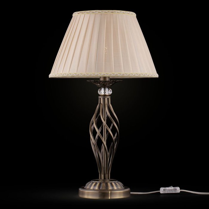 Настольная лампа Grace с бежевым абажуром - лучшие Настольные лампы в INMYROOM