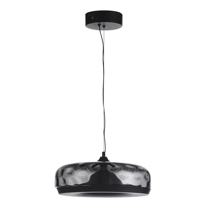 Светильник подвесной ST-Luce Черный/Черный, Дымчатый LED 1*42W 3000K RIPPLE - купить Подвесные светильники по цене 25200.0