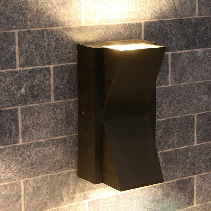 Фасадный светильник Arte Lamp GUNTER A6306AL-2BK - купить Настенные уличные светильники по цене 990.0