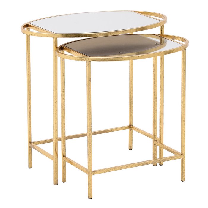 Набор из двух кофейных столов золотого цвета - лучшие Кофейные столики в INMYROOM