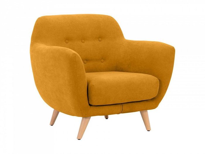 Кресло Loa желтого цвета - купить Интерьерные кресла по цене 40860.0