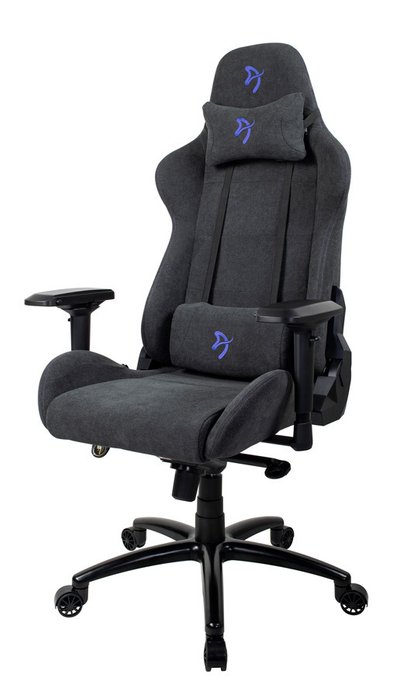 Компьютерное кресло Arozzi Verona Signature Soft Fabric темно-серого цвета