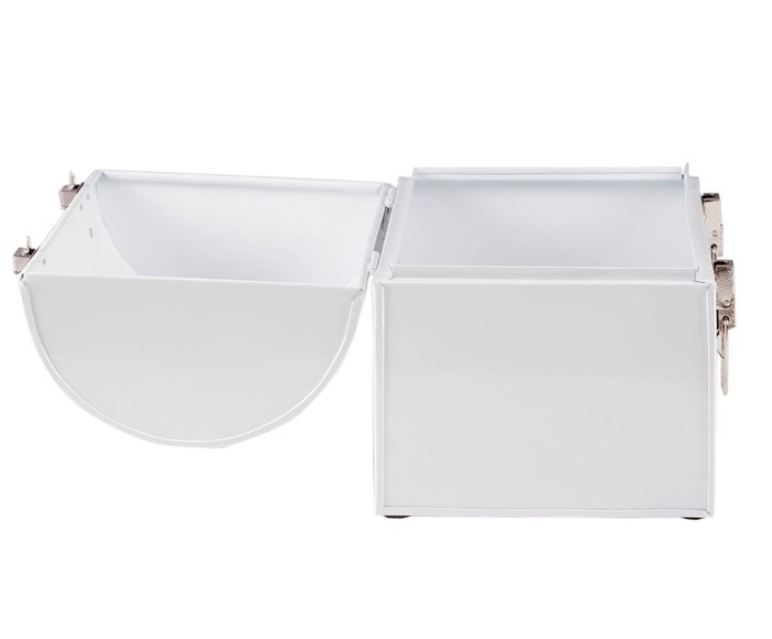 Металлический сундук Blanco белого цвета - купить Сундуки по цене 5800.0