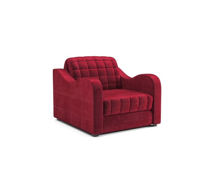 Кресло-кровать Барон 4 темно-красного цвета