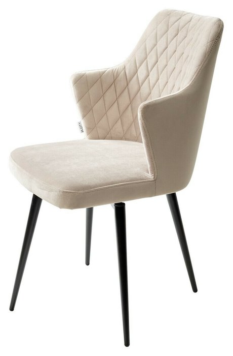 Стул поворотный Herman светло-бежевого цвета - лучшие Обеденные стулья в INMYROOM