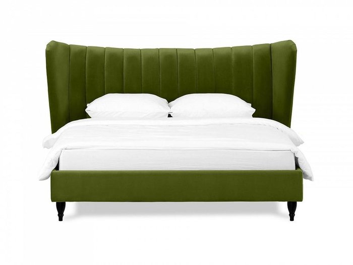 Кровать Queen Agata L 160х200 зеленого цвета - купить Кровати для спальни по цене 71640.0