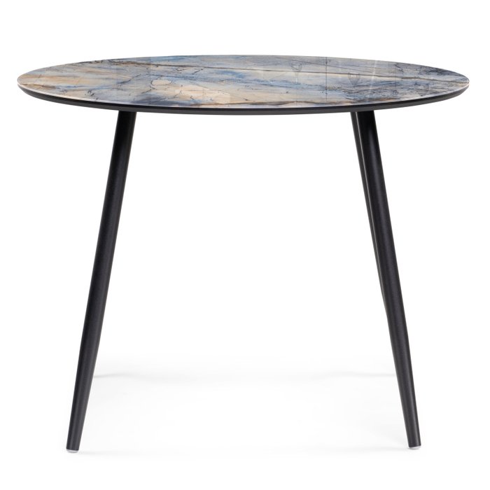 Обеденный стол Анселм бежево-синего цвета - купить Обеденные столы по цене 9490.0