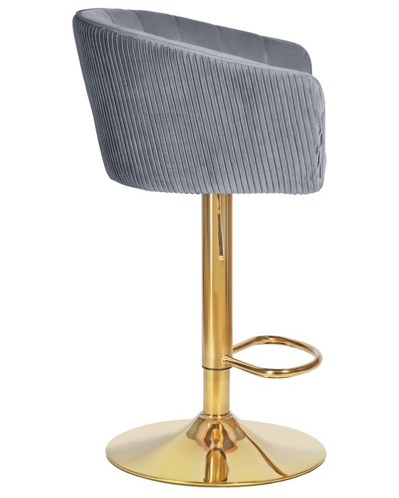 Барный стул Darcy Shiny серо-золотого цвета  - лучшие Барные стулья в INMYROOM