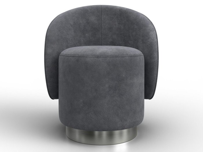 Кресло Лига-108 темно-серого цвета - купить Интерьерные кресла по цене 34990 Кресло Лига-108 темно-серого цвета - купить Интерьерные кресла по цене 34990