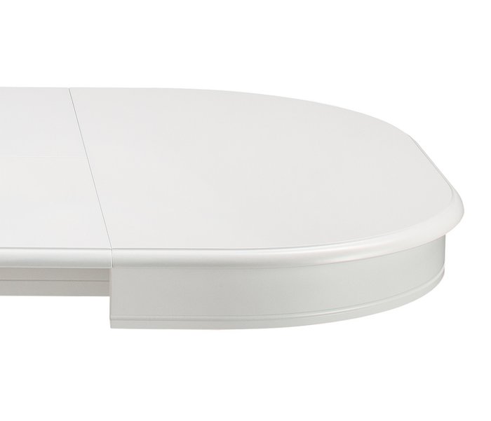 Стол обеденный раздвижной Николь белого цвета - лучшие Обеденные столы в INMYROOM
