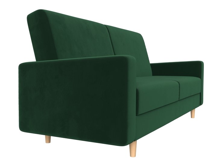 Прямой диван-кровать Бонн зеленого цвета - лучшие Прямые диваны в INMYROOM