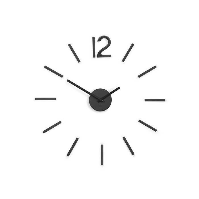 Настенные часы Blink чёрного цвета - купить Часы по цене 2465.0