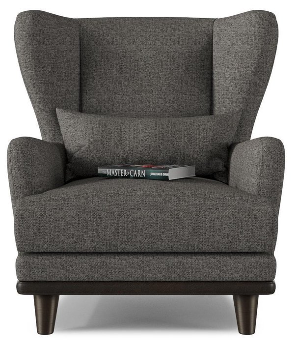Кресло Роберт дизайн 2 темно-серого цвета - купить Интерьерные кресла по цене 6450.0